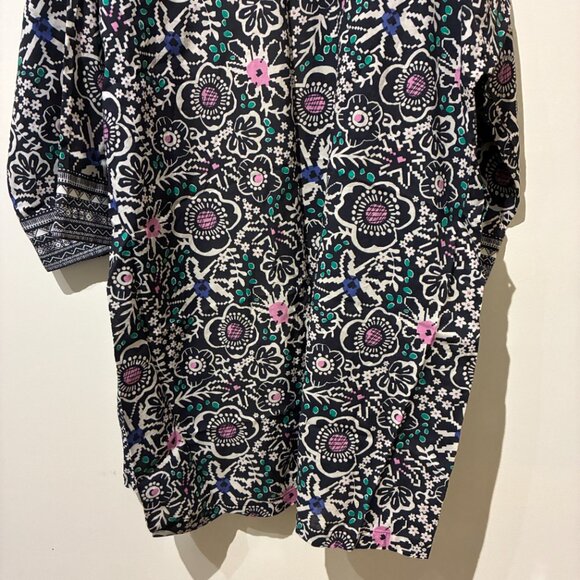 NWT Marine Layer‎ Black Floral Coverup - Women's M - Picture 8 of 12